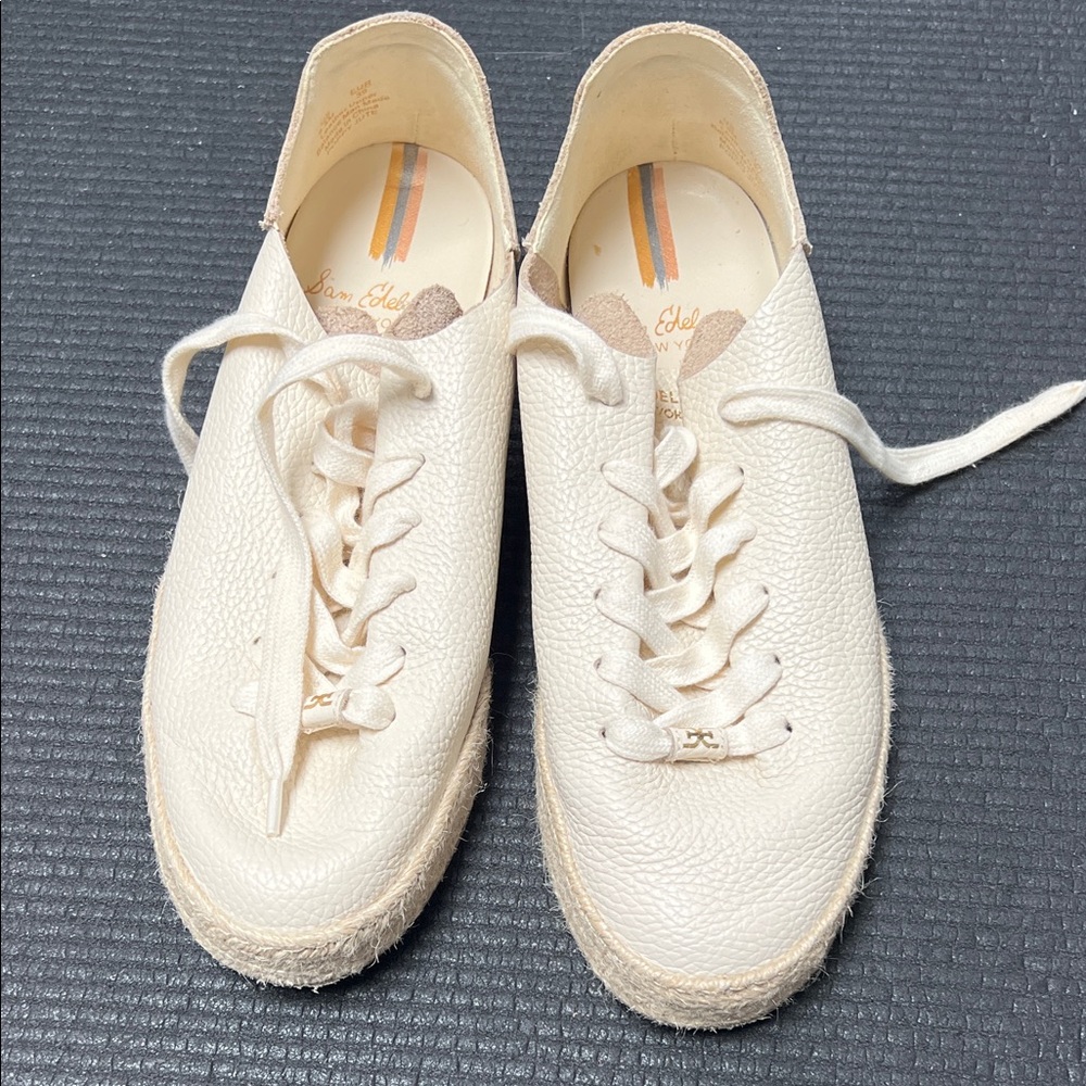 Sam Edelman Cream Espadrilles